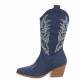 Damen Western- & Bikerboots - dblue