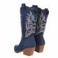 Damen Western- & Bikerboots - dblue