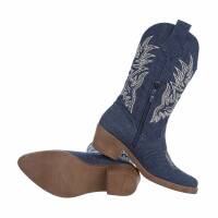 Damen Western- & Bikerboots - dblue