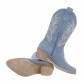 Damen Western- & Bikerboots - lblue