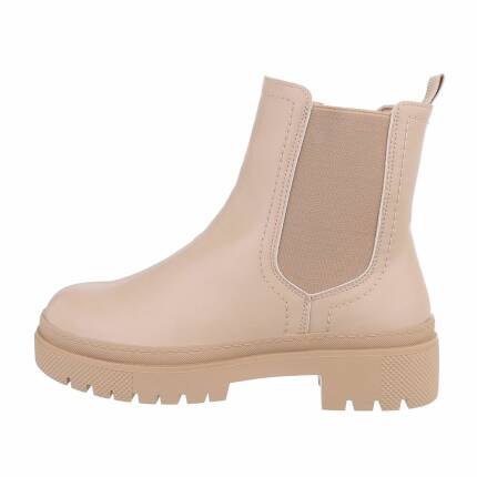 Damen Chelsea Boots - cream Gr. 37