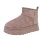 Damen Winterstiefeletten - khaki - 12 Paar