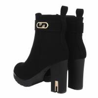 Damen High-Heel Stiefeletten - black