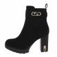 Damen High-Heel Stiefeletten - black