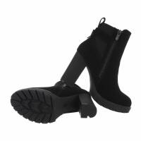 Damen High-Heel Stiefeletten - black