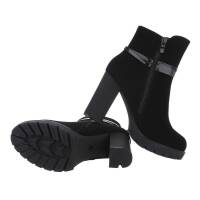 Damen High-Heel Stiefeletten - black Gr. 37