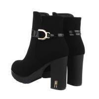 Damen High-Heel Stiefeletten - black Gr. 37