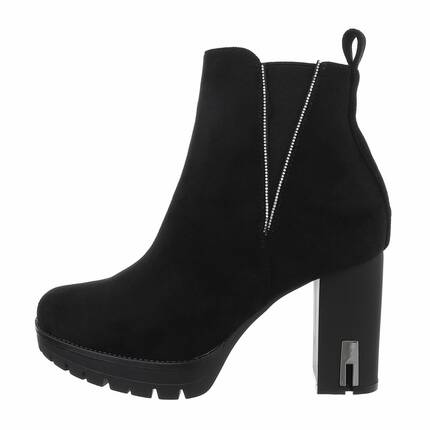 Damen High-Heel Stiefeletten - black Gr. 39