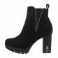 Damen High-Heel Stiefeletten - black Gr. 40