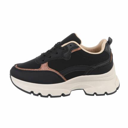 Damen Low-Sneakers - black Gr. 38