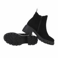 Damen Chelsea Boots - blacksuede