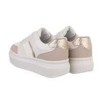 Damen Low-Sneakers - beige