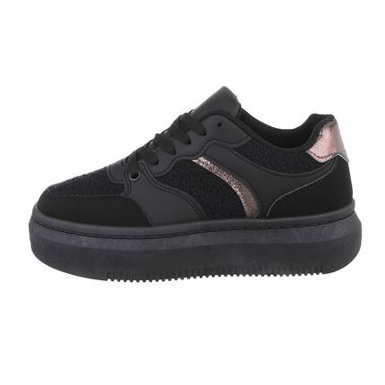 Damen Low-Sneakers - black Gr. 37