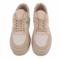 Damen Low-Sneakers - khaki