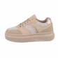 Damen Low-Sneakers - khaki Gr. 37