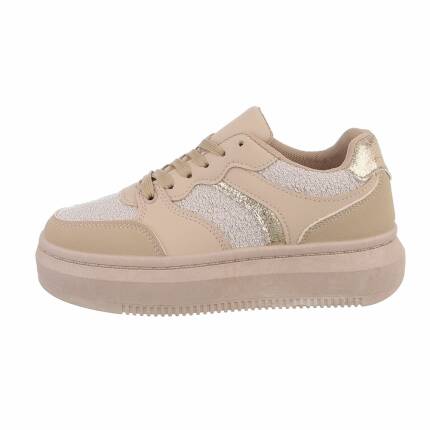 Damen Low-Sneakers - khaki Gr. 39