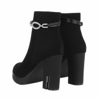 Damen High-Heel Stiefeletten - black Gr. 40