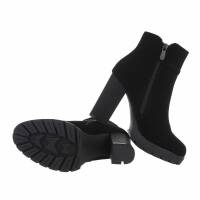 Damen High-Heel Stiefeletten - black Gr. 37