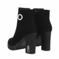 Damen High-Heel Stiefeletten - black Gr. 37