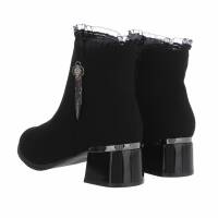 Damen High-Heel Stiefeletten - black