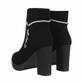 Damen High-Heel Stiefeletten - blacka - 12 Paar