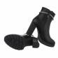 Damen High-Heel Stiefeletten - blackb Gr. 36