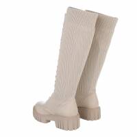 Damen Klassische Stiefel - beige