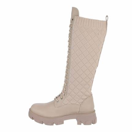 Damen Klassische Stiefel - beige