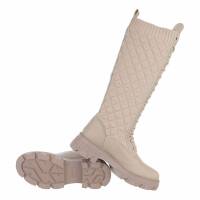 Damen Klassische Stiefel - beige