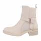 Damen Klassische Stiefeletten - beige Gr. 36