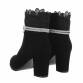 Damen High-Heel Stiefeletten - black Gr. 37