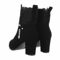 Damen High-Heel Stiefeletten - black