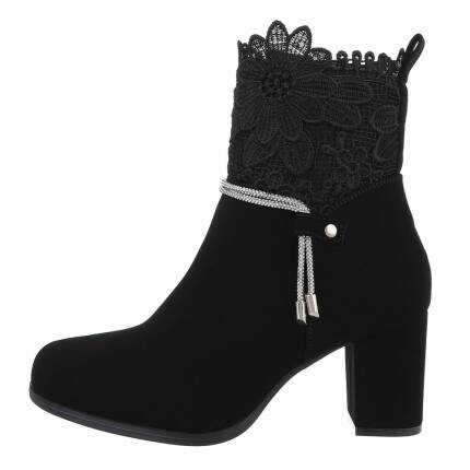 Damen High-Heel Stiefeletten - black Gr. 36