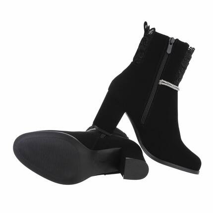 Damen High-Heel Stiefeletten - black Gr. 38