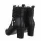 Damen High-Heel Stiefeletten - black