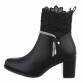 Damen High-Heel Stiefeletten - black Gr. 36