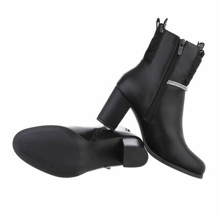 Damen High-Heel Stiefeletten - black Gr. 38