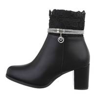 Damen High-Heel Stiefeletten - black