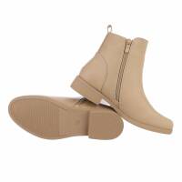 Damen Klassische Stiefeletten - beige