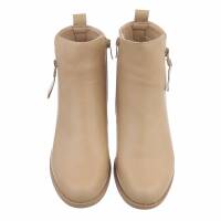 Damen Klassische Stiefeletten - beige