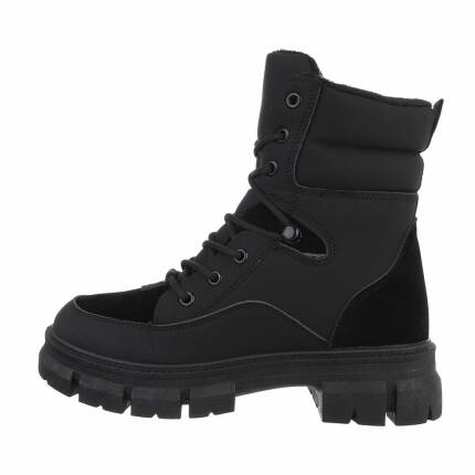 Damen Schnürstiefeletten - black Gr. 38