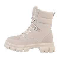 Damen Schnürstiefeletten - white