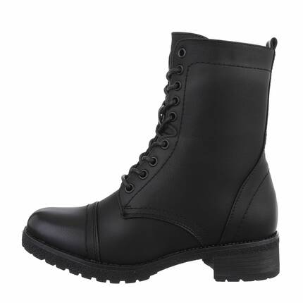 Damen Schnrstiefeletten - black Gr. 37