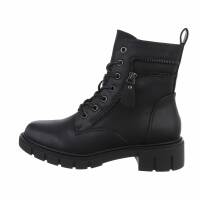 Damen Schnürstiefeletten - black