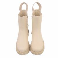 Damen Chelsea Boots - beige