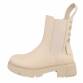 Damen Chelsea Boots - beige Gr. 36