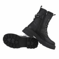 Damen Schnürstiefeletten - black