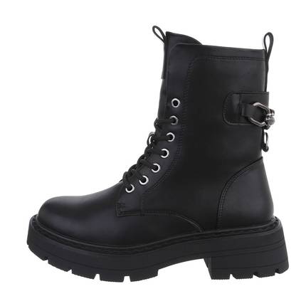 Damen Schnrstiefeletten - black Gr. 36