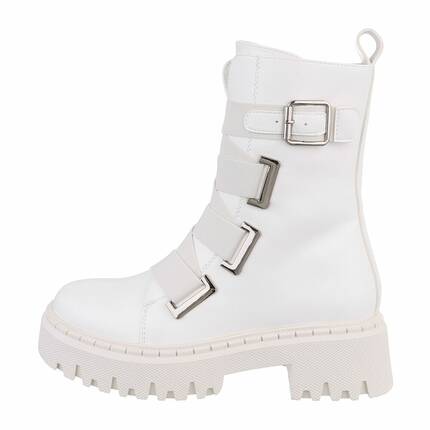 Damen Klassische Stiefeletten - white Gr. 36