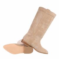 Damen Western- & Bikerboots - beige